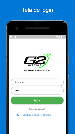 Android application G2 Network screenshort