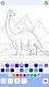 screenshot of Dino Coloring: Dinosaur games