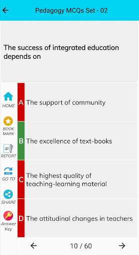 Pedagogy Teaching Solved MCQs Screen 3