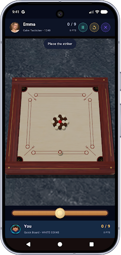 Carrom Zing: 3D Board Game screenshot