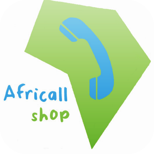 AfriCallShop: Calls, Recharges  Icon