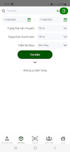 Android application Diệp Anh Logistics screenshort