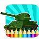 War Vehicle Coloring Book विंडोज़ पर डाउनलोड करें