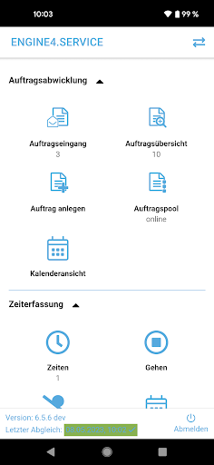 Android application ENGINE4 screenshort