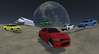 Space Car Charger Drag Racing - Screenshot 1