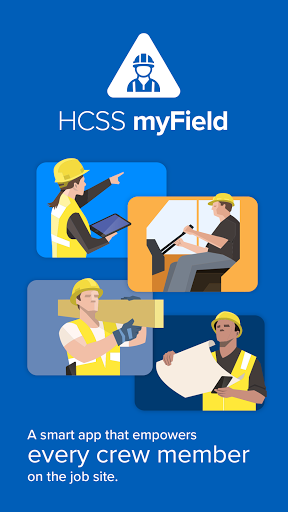 Android application HCSS myField: Track job hours screenshort