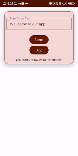 Speech The Text Screen 2
