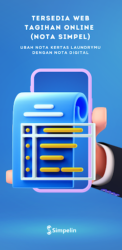Android application Simpelin - Laundry POS screenshort