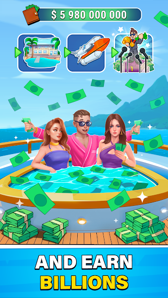 Cash Masters: Bilionário Rico 1.6.0 APK + Mod (Unlimited money) para Android