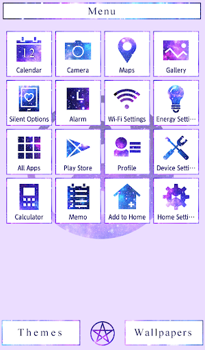 Galaxy Yin-yang Theme Screen 2