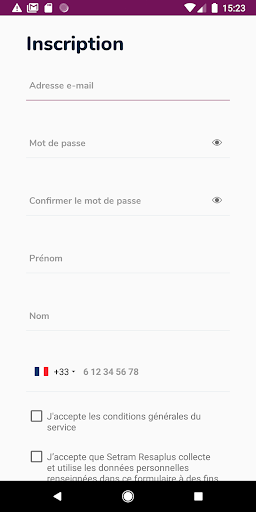 Setram Résa+ Screen 2