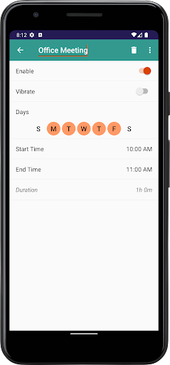 Auto Silent - Prayer Times Screen 3