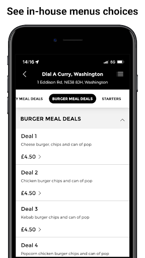 Dial A Curry Washington Screen 2