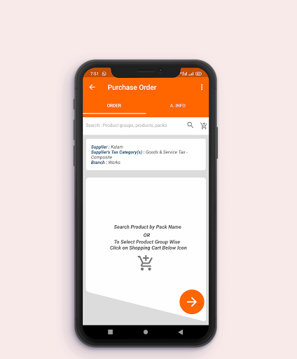 Purchase Order Screen 2