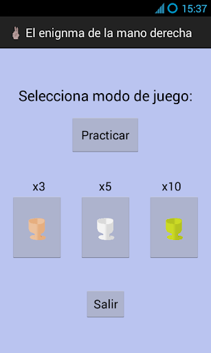 Android application El enigma de la mano derecha screenshort