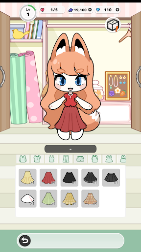着せ替えゲーム　ぷちっ子デイズ　ゆるふわ Screen 3