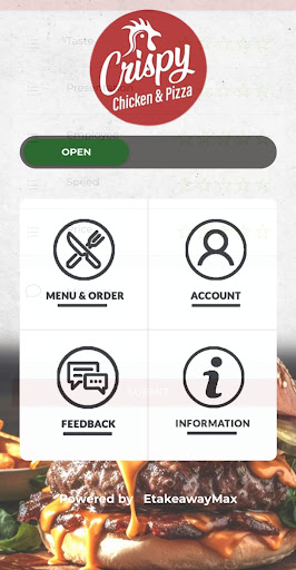Android application Crispy Chicken & Pizza screenshort