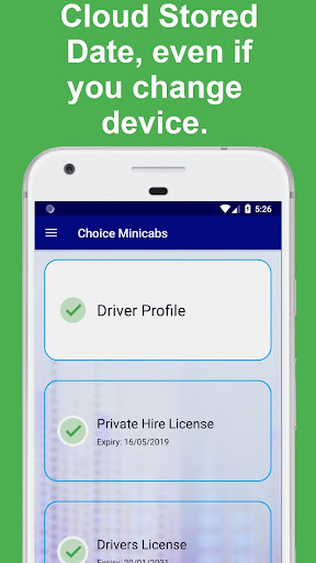 Choice Minicabs Screen 3