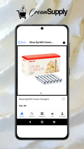 CreamSupply Screen 2