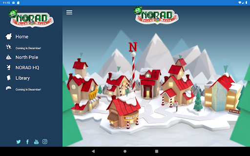 NORAD Tracks Santa screenshot