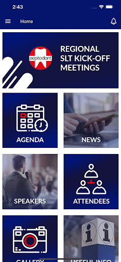 Android application Regional SLT Kick-off Meetings screenshort