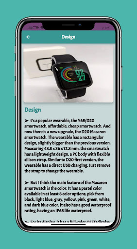 d20 Fitpro smart watch Guide Screen 2