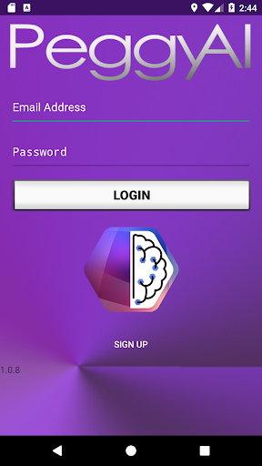 Android application PeggyAI screenshort