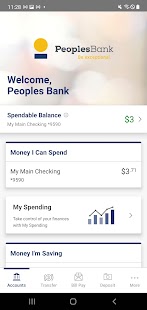 Peoples Bank NC Mobile Screenshot