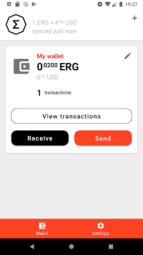 Ergo Wallet App Screenshot 2 - AppWisp.com