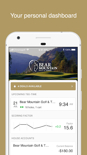 Bear Mountain Golf & Tennis Screen 2