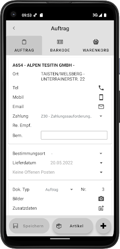 XGLA/4 Sales Screen 2