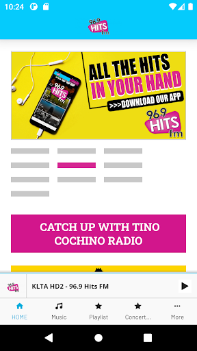 Android application 96.9 Hits FM screenshort