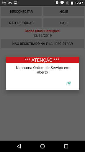 MMRExpress Ordem de Serviço Screen 3