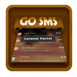 Caramel fractal SMS Art icon