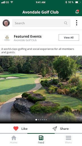 Android application Avondale Golf Club screenshort