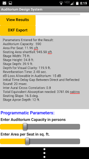 Auditorium Design System Screen 2