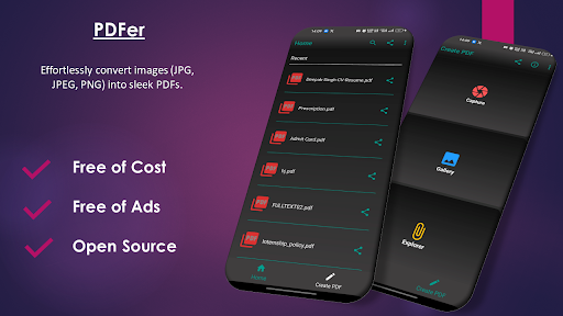 Android application PDFer screenshort