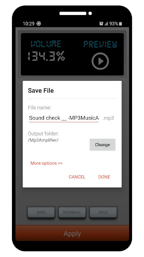 Screenshot of MP3 Music Amplifier & Booster