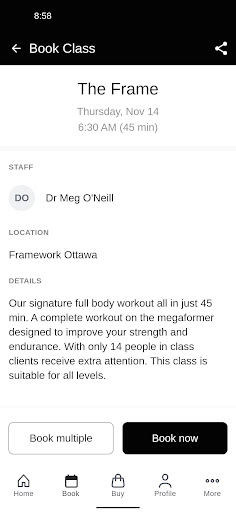 Framework Ottawa screenshot 3