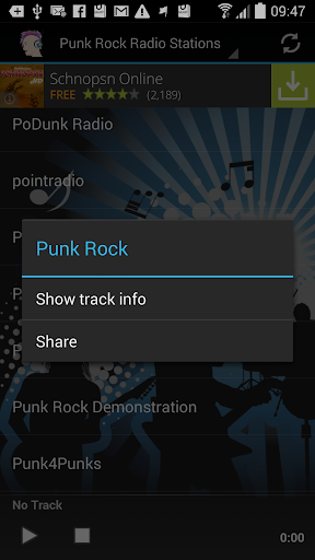 Punk Rock Radio Stations Screen 3