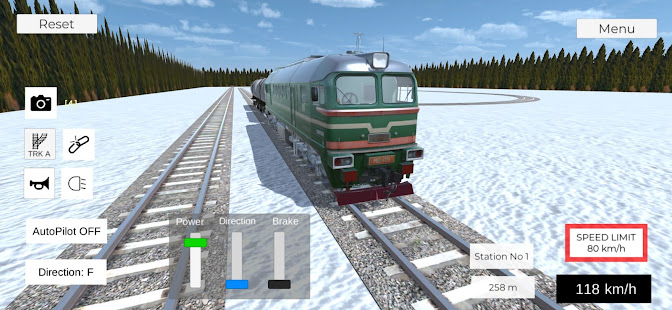 Russian Train Simulator Demo apklade screenshots 2