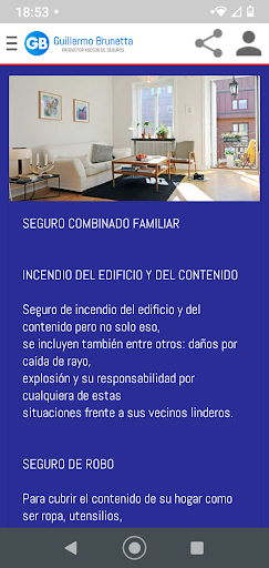 Brunetta Seguros Screen 3