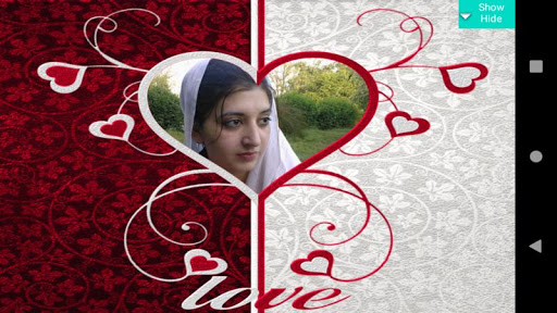 Heart Love photos frame Screen 3