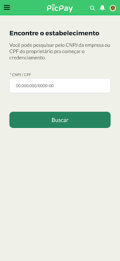 Android application Conecta PP screenshort