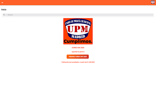 UPM. Info + Utilidades. Screen 2