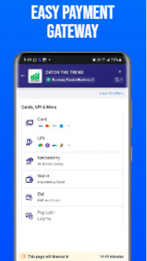 Android application Catch The Trend screenshort