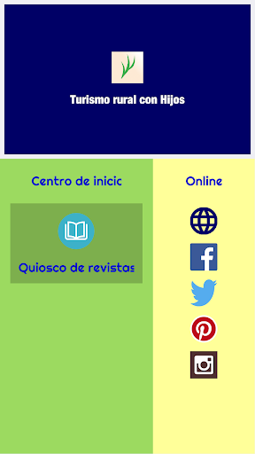 Android application Turismo Rural con Hijos screenshort