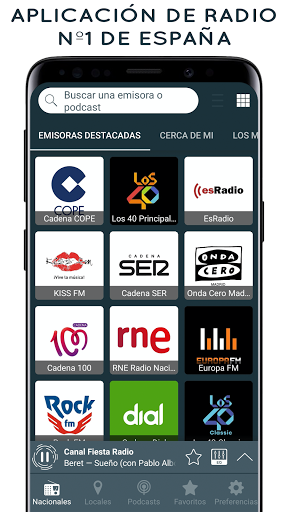Android application Radio FM España screenshort