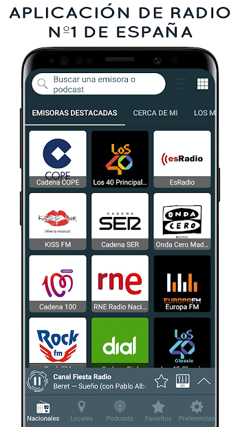 Captura de Pantalla 2 Radios de España en directo FM android