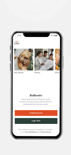 Android application BizBundle screenshort